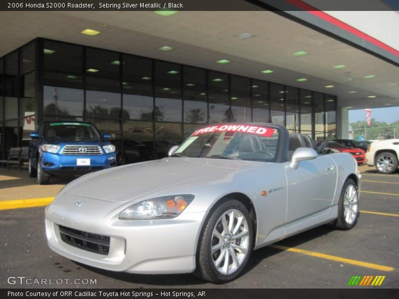 Sebring Silver Metallic / Black 2006 Honda S2000 Roadster