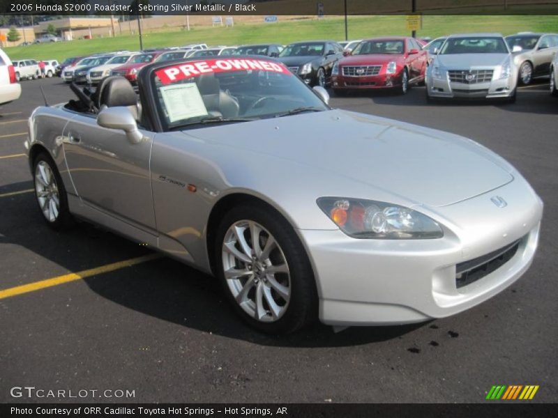 Sebring Silver Metallic / Black 2006 Honda S2000 Roadster