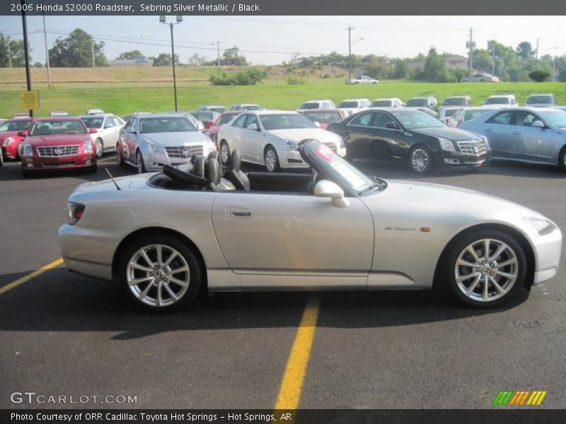 Sebring Silver Metallic / Black 2006 Honda S2000 Roadster
