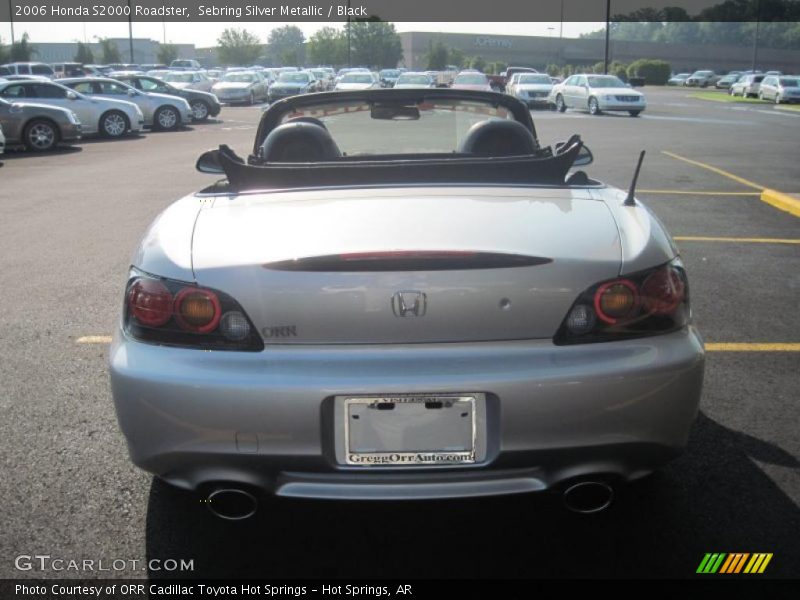 Sebring Silver Metallic / Black 2006 Honda S2000 Roadster
