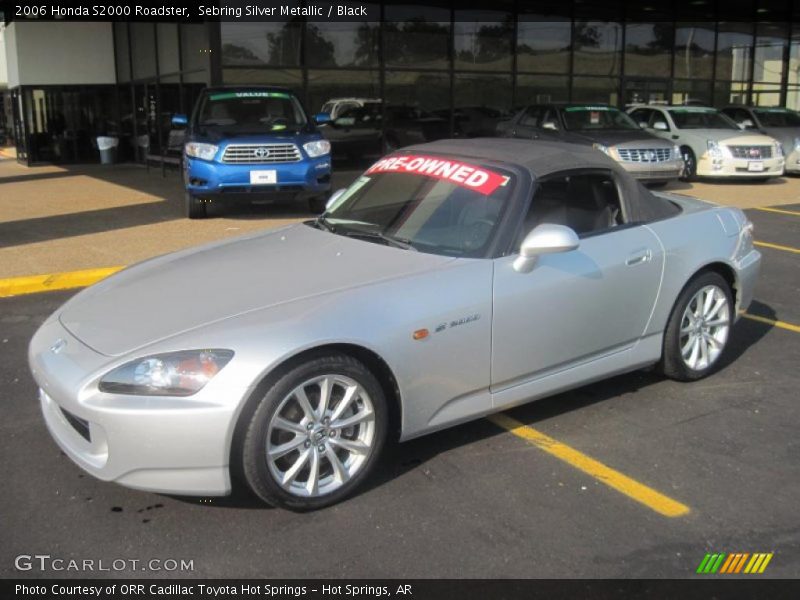 Sebring Silver Metallic / Black 2006 Honda S2000 Roadster