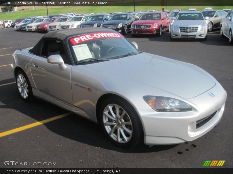 Sebring Silver Metallic / Black 2006 Honda S2000 Roadster