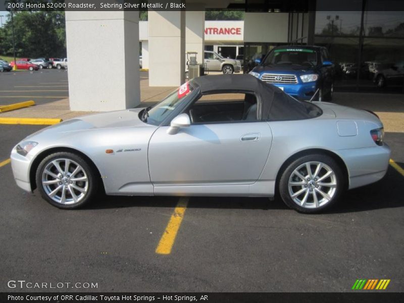 Sebring Silver Metallic / Black 2006 Honda S2000 Roadster