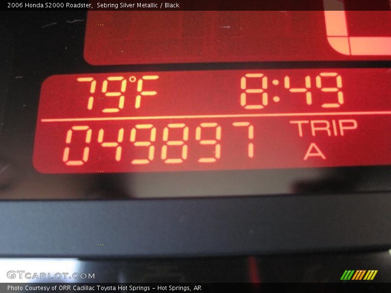 Sebring Silver Metallic / Black 2006 Honda S2000 Roadster