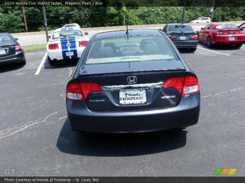 Magnetic Pearl / Blue 2009 Honda Civic Hybrid Sedan