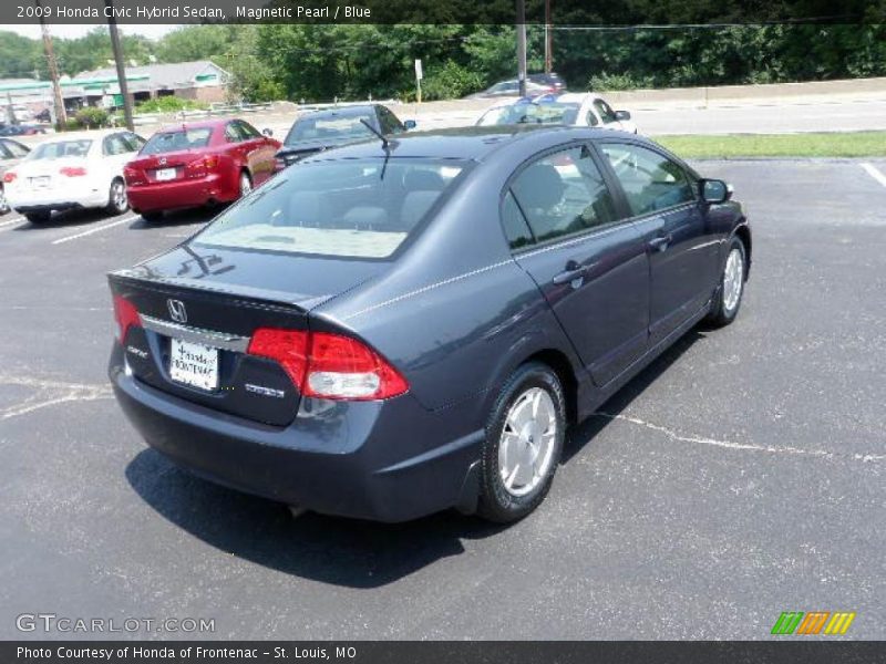 Magnetic Pearl / Blue 2009 Honda Civic Hybrid Sedan