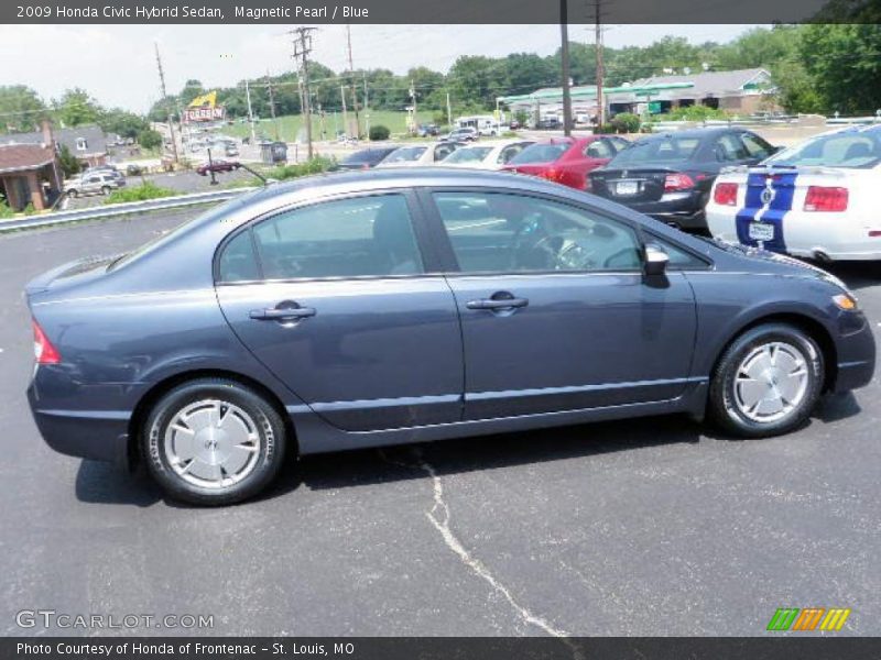 Magnetic Pearl / Blue 2009 Honda Civic Hybrid Sedan