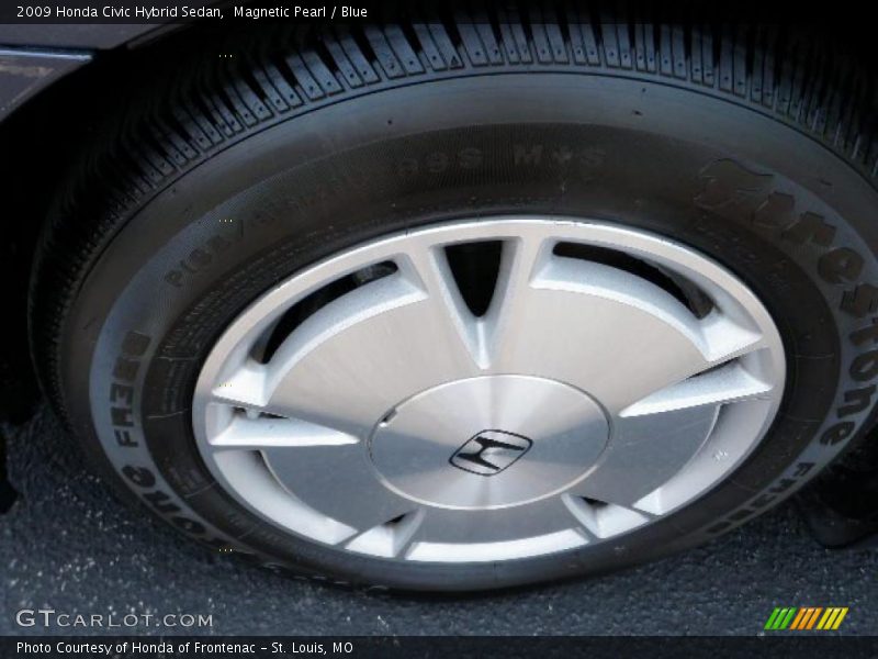 Magnetic Pearl / Blue 2009 Honda Civic Hybrid Sedan