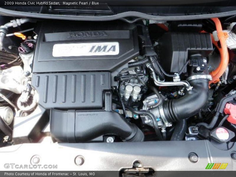 Magnetic Pearl / Blue 2009 Honda Civic Hybrid Sedan
