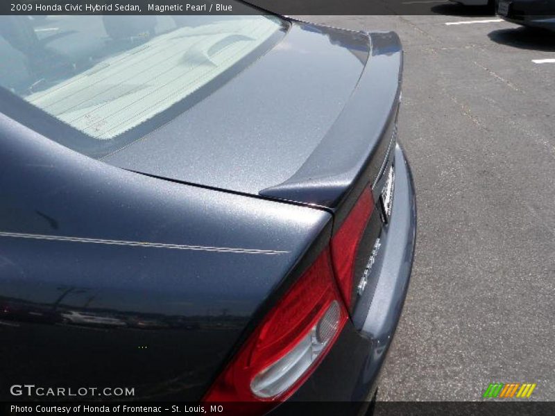 Magnetic Pearl / Blue 2009 Honda Civic Hybrid Sedan