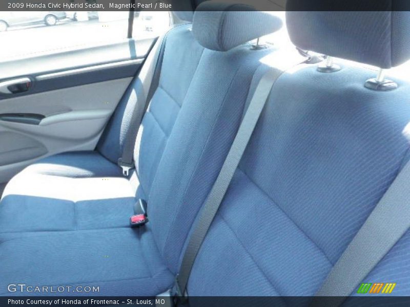 Magnetic Pearl / Blue 2009 Honda Civic Hybrid Sedan