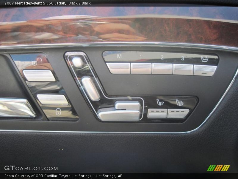 Black / Black 2007 Mercedes-Benz S 550 Sedan