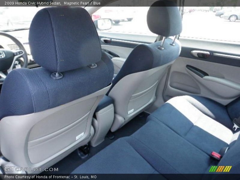 Magnetic Pearl / Blue 2009 Honda Civic Hybrid Sedan