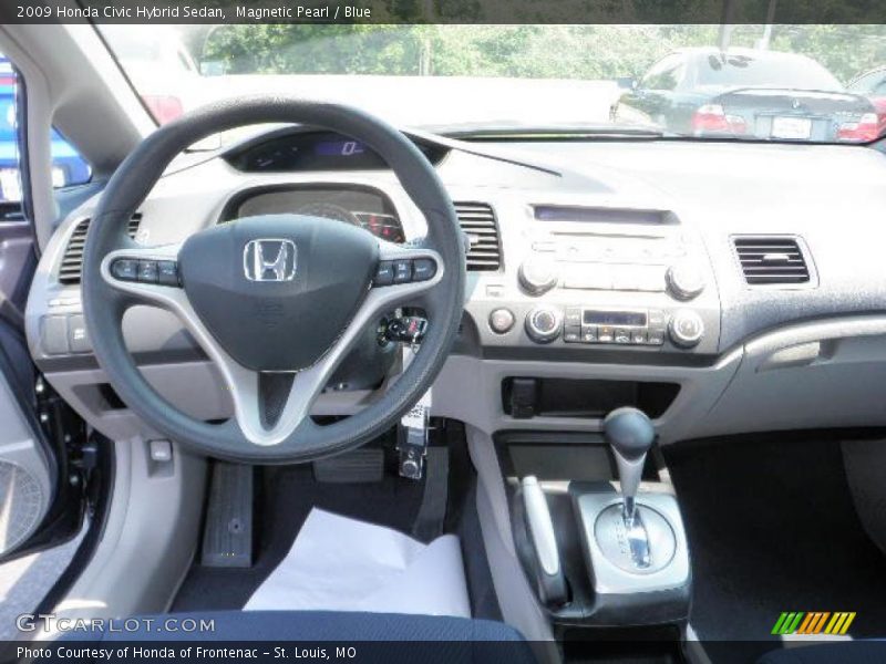 Magnetic Pearl / Blue 2009 Honda Civic Hybrid Sedan