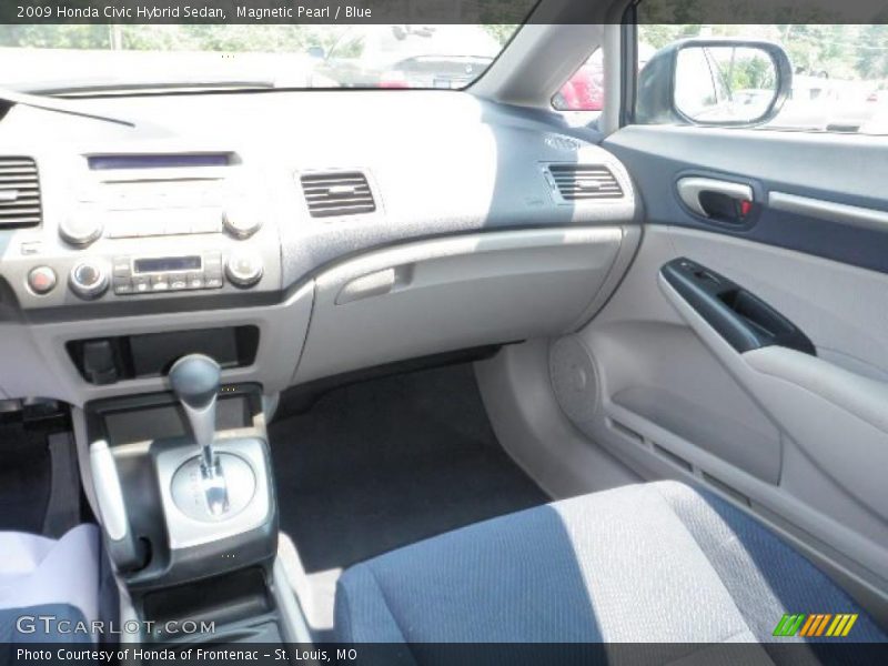 Magnetic Pearl / Blue 2009 Honda Civic Hybrid Sedan