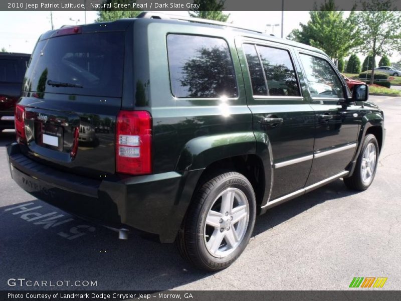 Natural Green Pearl / Dark Slate Gray 2010 Jeep Patriot Latitude