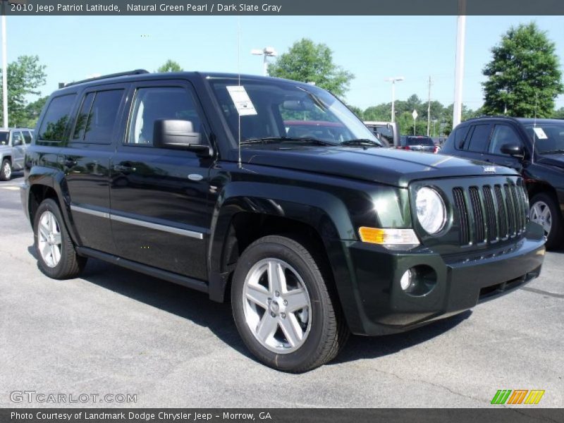 Natural Green Pearl / Dark Slate Gray 2010 Jeep Patriot Latitude