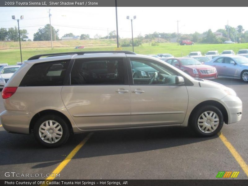 Silver Shadow Pearl / Stone 2009 Toyota Sienna LE