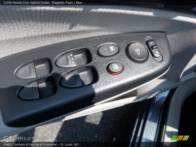 Magnetic Pearl / Blue 2009 Honda Civic Hybrid Sedan