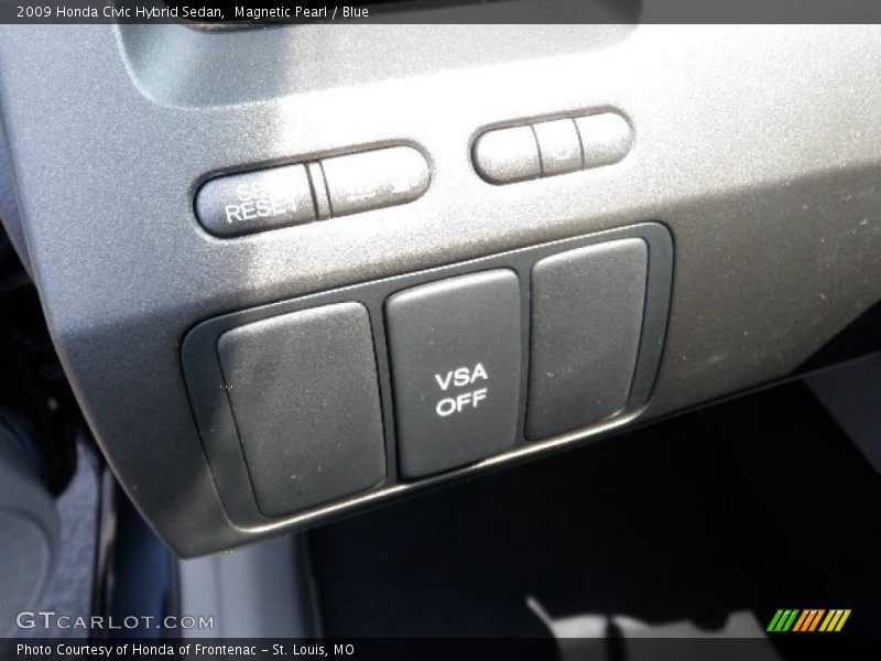 Magnetic Pearl / Blue 2009 Honda Civic Hybrid Sedan