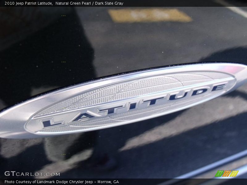 Natural Green Pearl / Dark Slate Gray 2010 Jeep Patriot Latitude