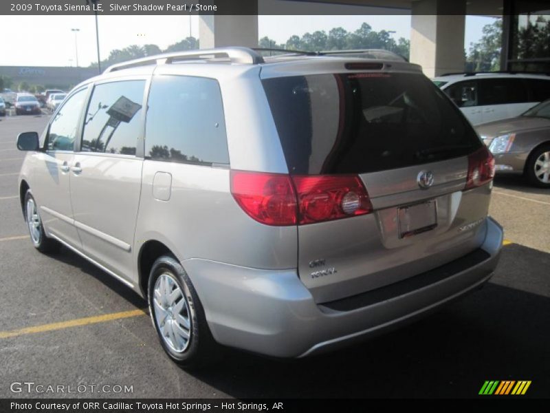 Silver Shadow Pearl / Stone 2009 Toyota Sienna LE