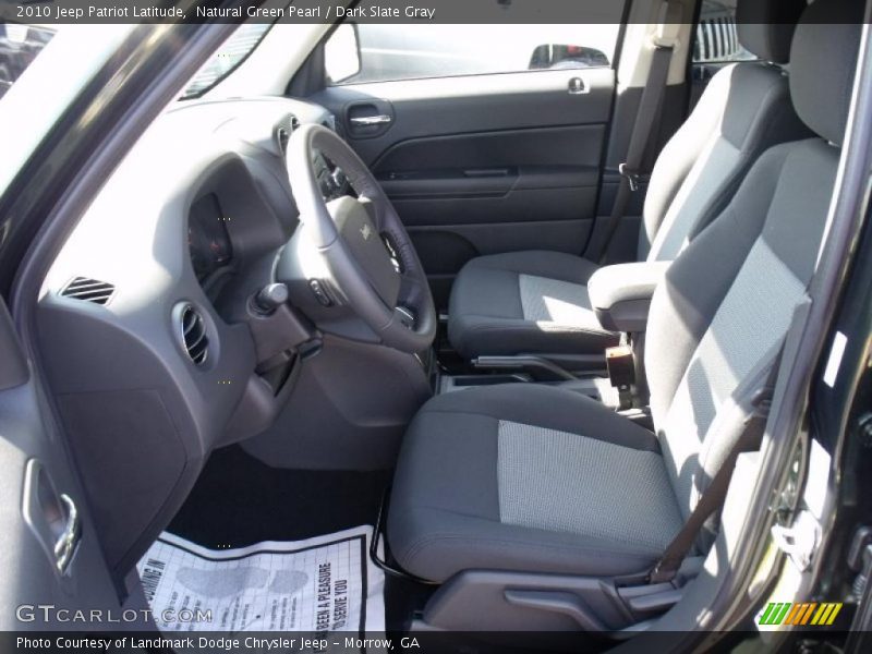 Natural Green Pearl / Dark Slate Gray 2010 Jeep Patriot Latitude
