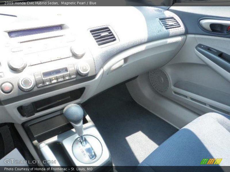 Magnetic Pearl / Blue 2009 Honda Civic Hybrid Sedan