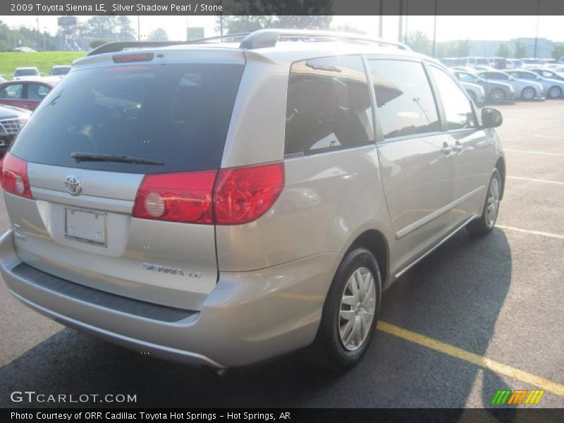 Silver Shadow Pearl / Stone 2009 Toyota Sienna LE