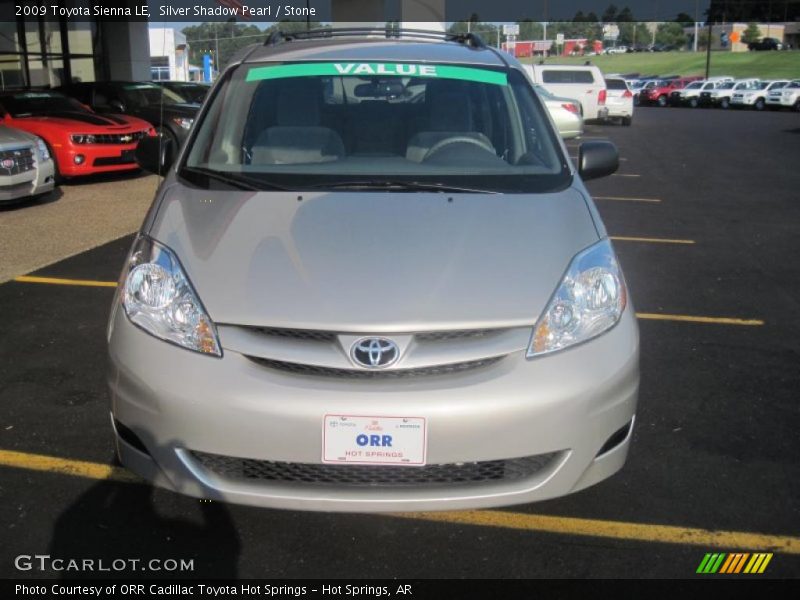 Silver Shadow Pearl / Stone 2009 Toyota Sienna LE
