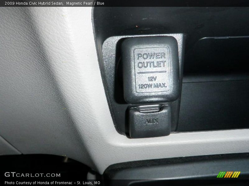 Magnetic Pearl / Blue 2009 Honda Civic Hybrid Sedan