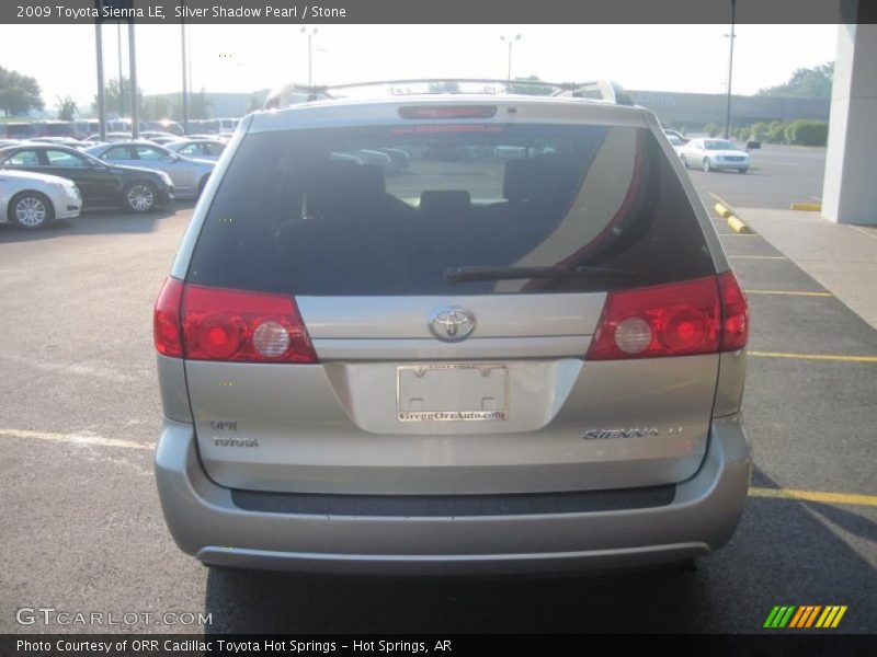 Silver Shadow Pearl / Stone 2009 Toyota Sienna LE