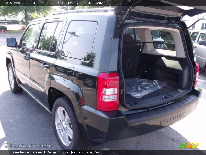 Natural Green Pearl / Dark Slate Gray 2010 Jeep Patriot Latitude