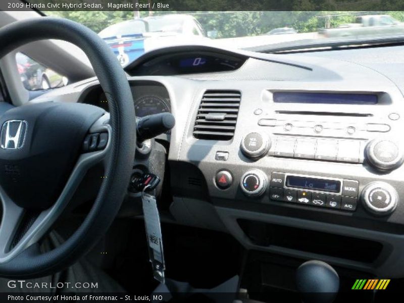 Magnetic Pearl / Blue 2009 Honda Civic Hybrid Sedan