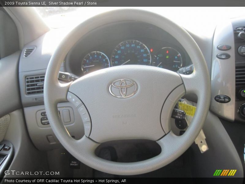 Silver Shadow Pearl / Stone 2009 Toyota Sienna LE