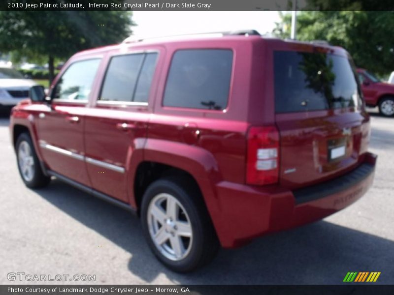 Inferno Red Crystal Pearl / Dark Slate Gray 2010 Jeep Patriot Latitude