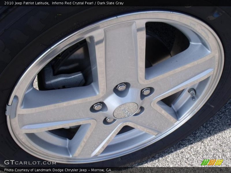 Inferno Red Crystal Pearl / Dark Slate Gray 2010 Jeep Patriot Latitude