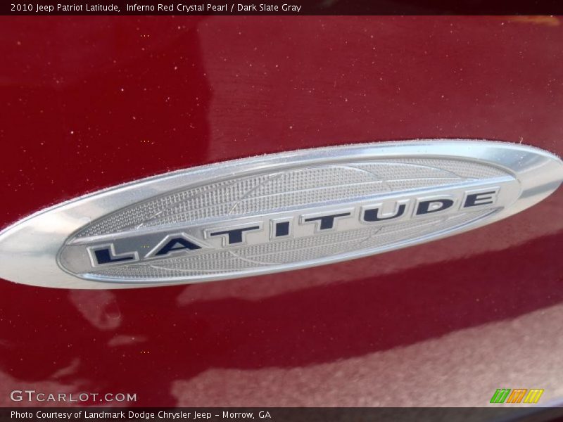 Inferno Red Crystal Pearl / Dark Slate Gray 2010 Jeep Patriot Latitude