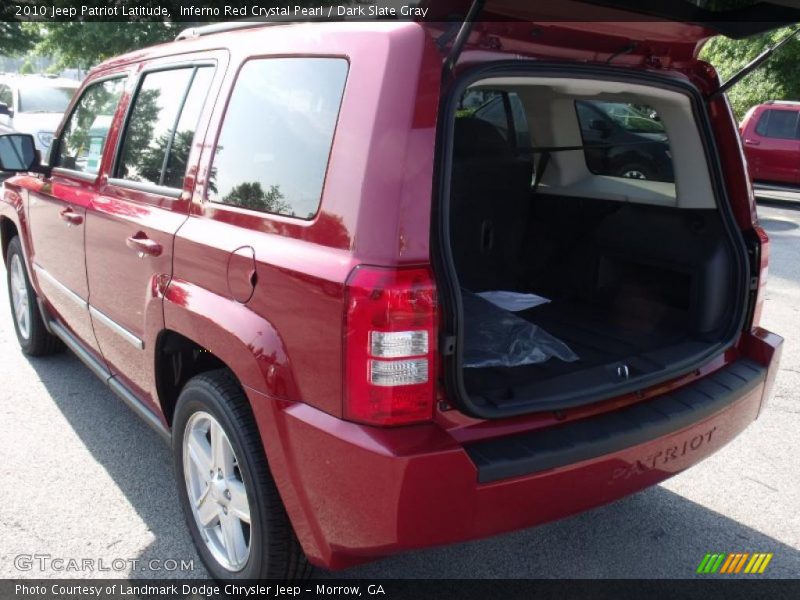Inferno Red Crystal Pearl / Dark Slate Gray 2010 Jeep Patriot Latitude