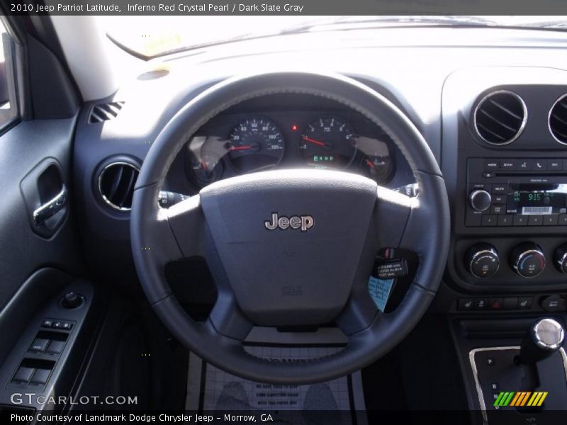 Inferno Red Crystal Pearl / Dark Slate Gray 2010 Jeep Patriot Latitude