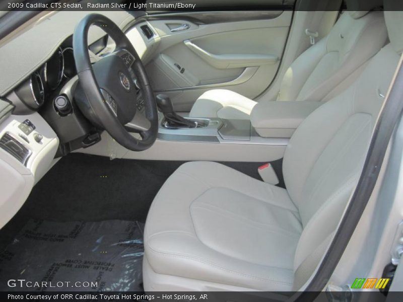 Radiant Silver / Light Titanium/Ebony 2009 Cadillac CTS Sedan