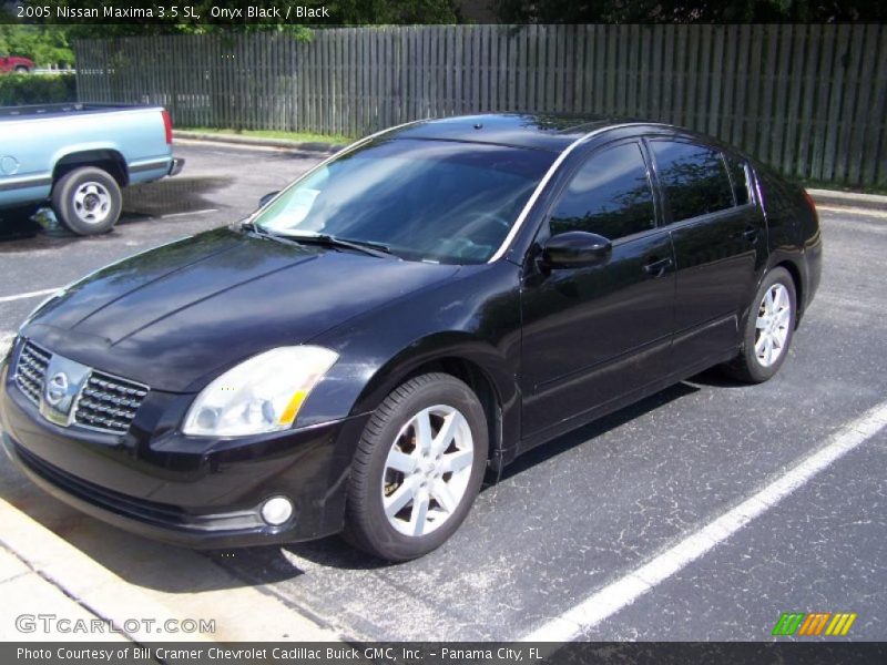 Onyx Black / Black 2005 Nissan Maxima 3.5 SL