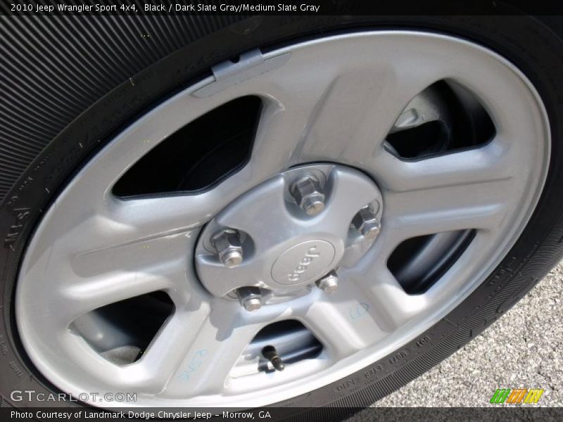 Black / Dark Slate Gray/Medium Slate Gray 2010 Jeep Wrangler Sport 4x4