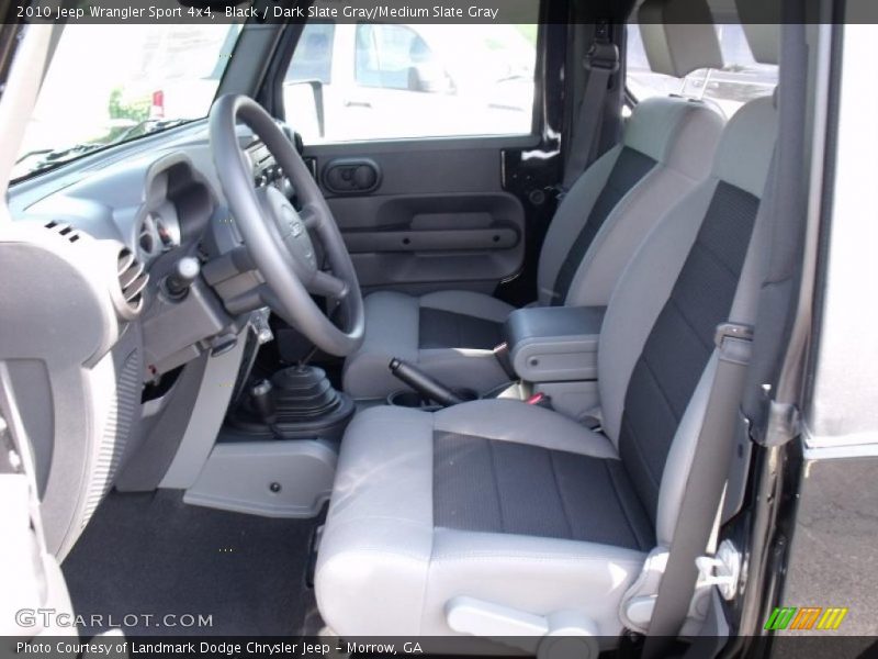Black / Dark Slate Gray/Medium Slate Gray 2010 Jeep Wrangler Sport 4x4