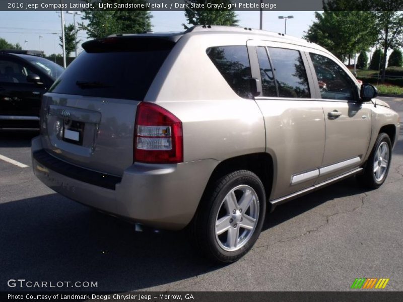 Light Sandstone Metallic / Dark Slate Gray/Light Pebble Beige 2010 Jeep Compass Latitude