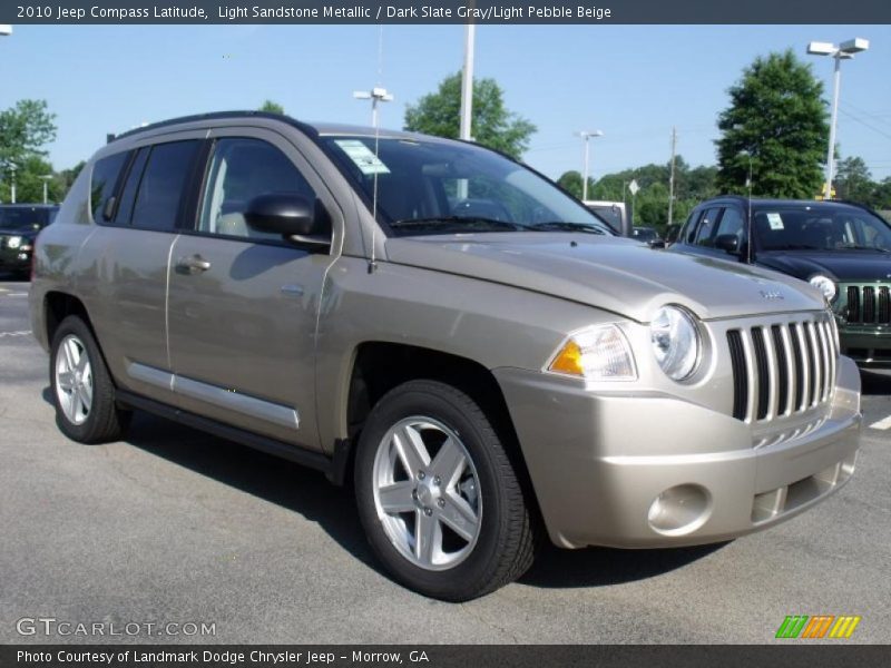 Light Sandstone Metallic / Dark Slate Gray/Light Pebble Beige 2010 Jeep Compass Latitude