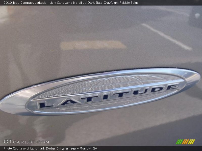 Light Sandstone Metallic / Dark Slate Gray/Light Pebble Beige 2010 Jeep Compass Latitude