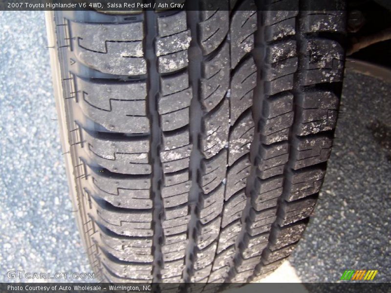 Salsa Red Pearl / Ash Gray 2007 Toyota Highlander V6 4WD