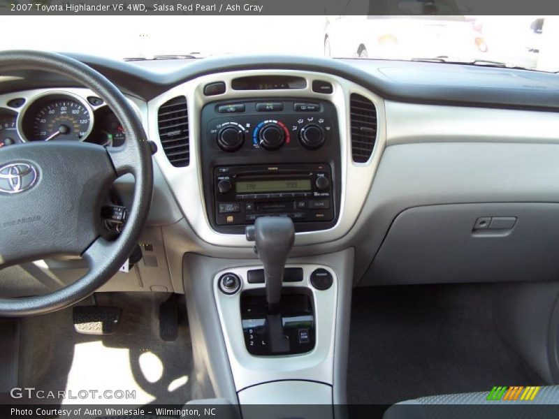 Salsa Red Pearl / Ash Gray 2007 Toyota Highlander V6 4WD