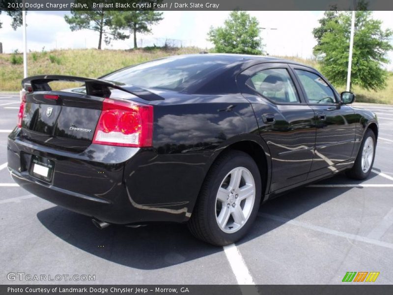 Brilliant Black Crystal Pearl / Dark Slate Gray 2010 Dodge Charger Rallye